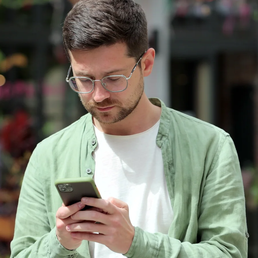 Someone talking to FODI on their phone