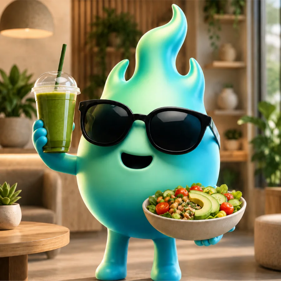 The flame character for the day streak