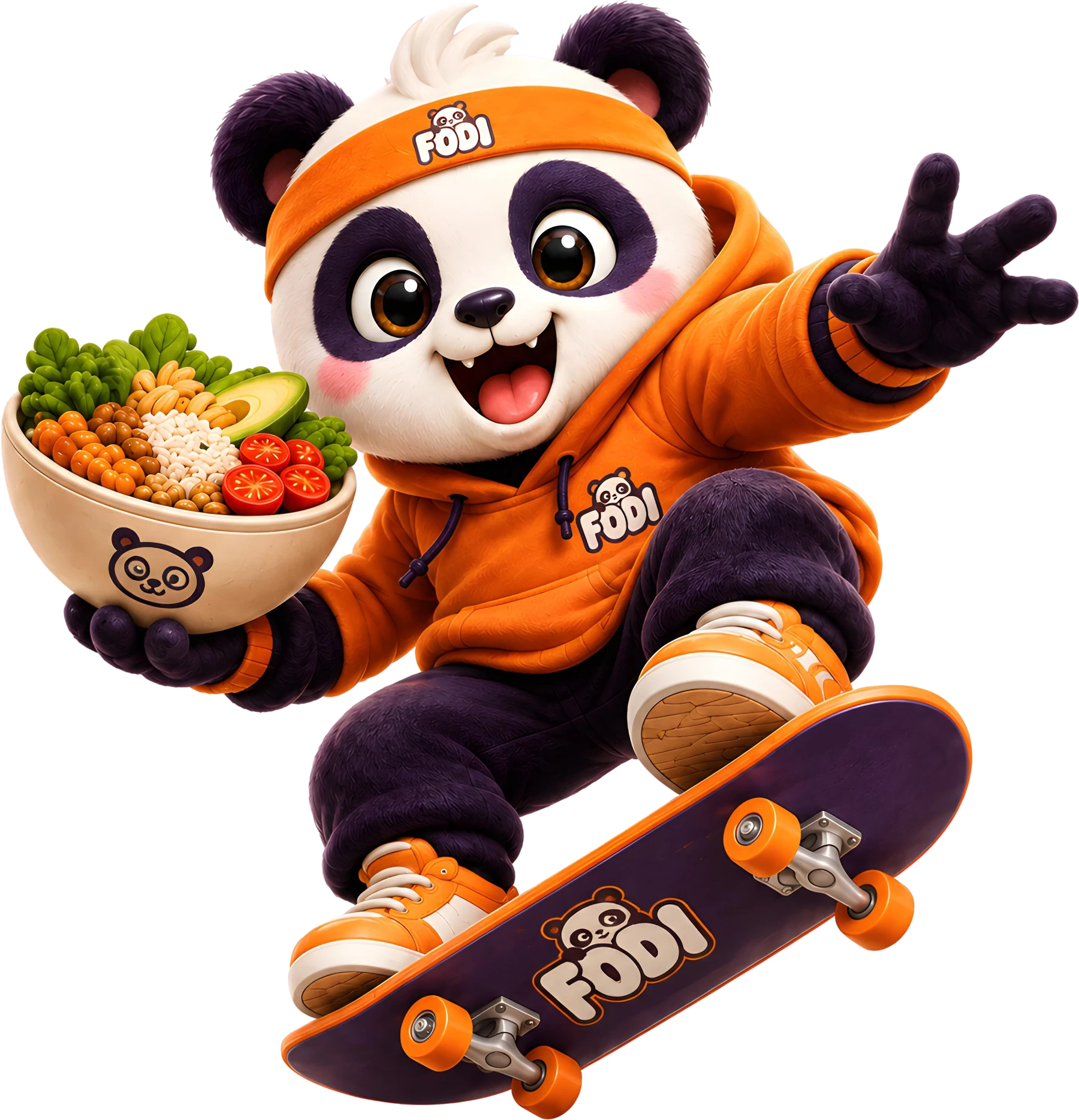 FODI, the panda that sees your whole nutrition day